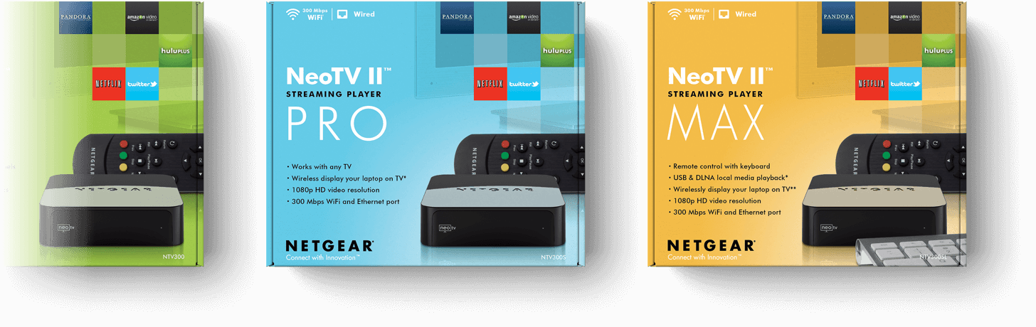 Netgear NeoTV2 packaging