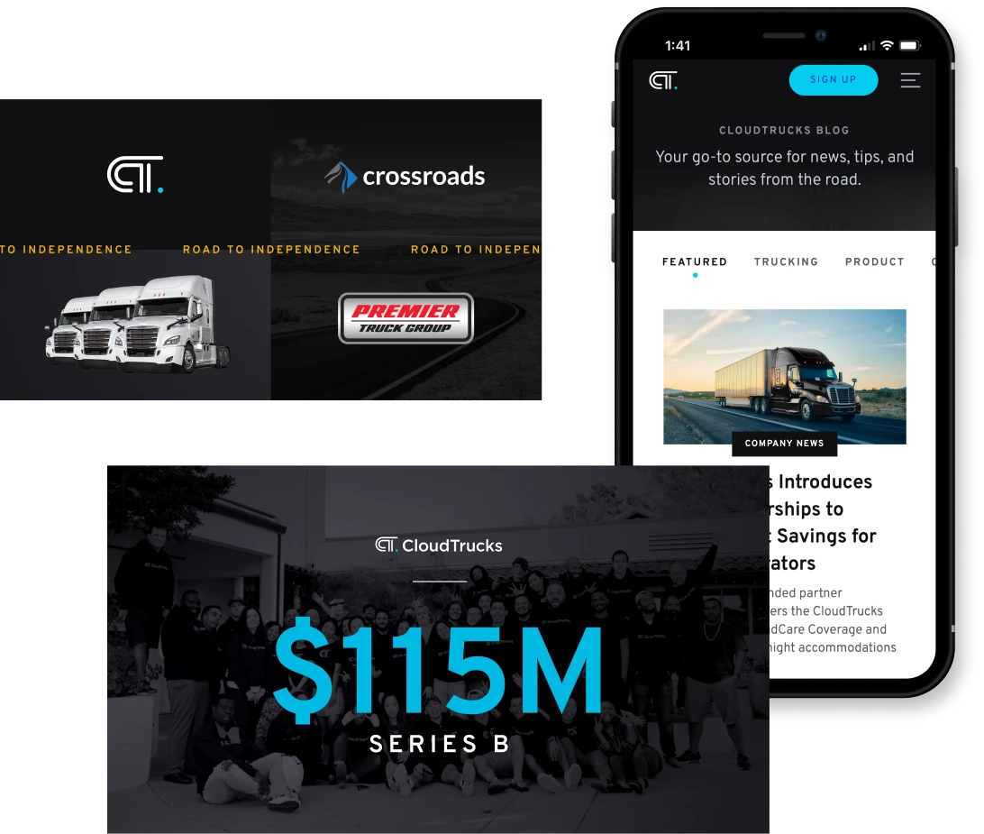 CloudTrucks blog and imagery