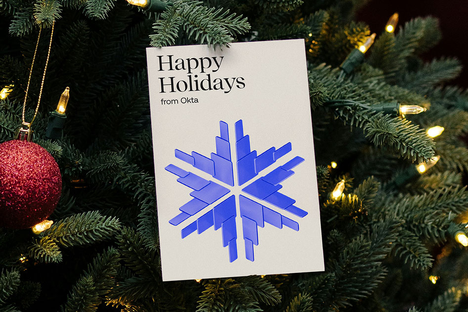 Okta 2025 holiday card